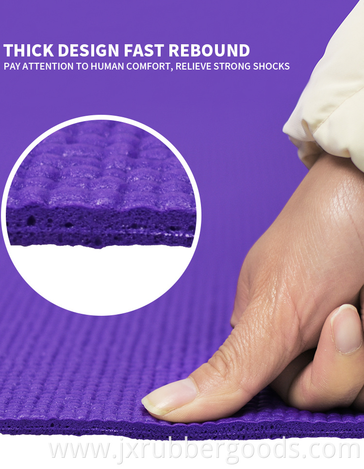Anti Slip Free Sample Custom Logo Cheap Gym PVC Yoga Mat for Yogamatic